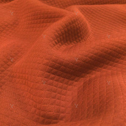 Quilted Jersey Rust